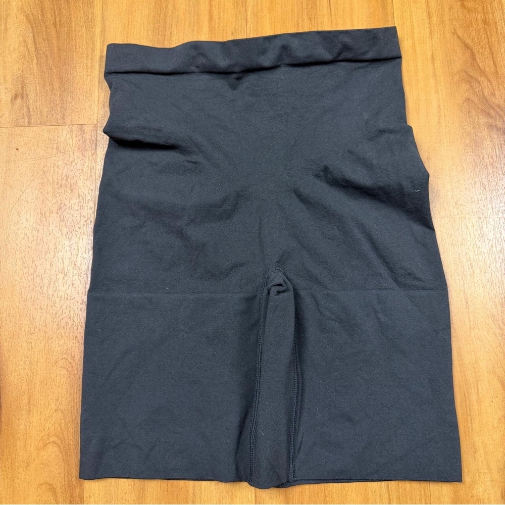 SPANX Black Seamless Shapewear Shorts High Waist Tummy Control XL/TG Womens